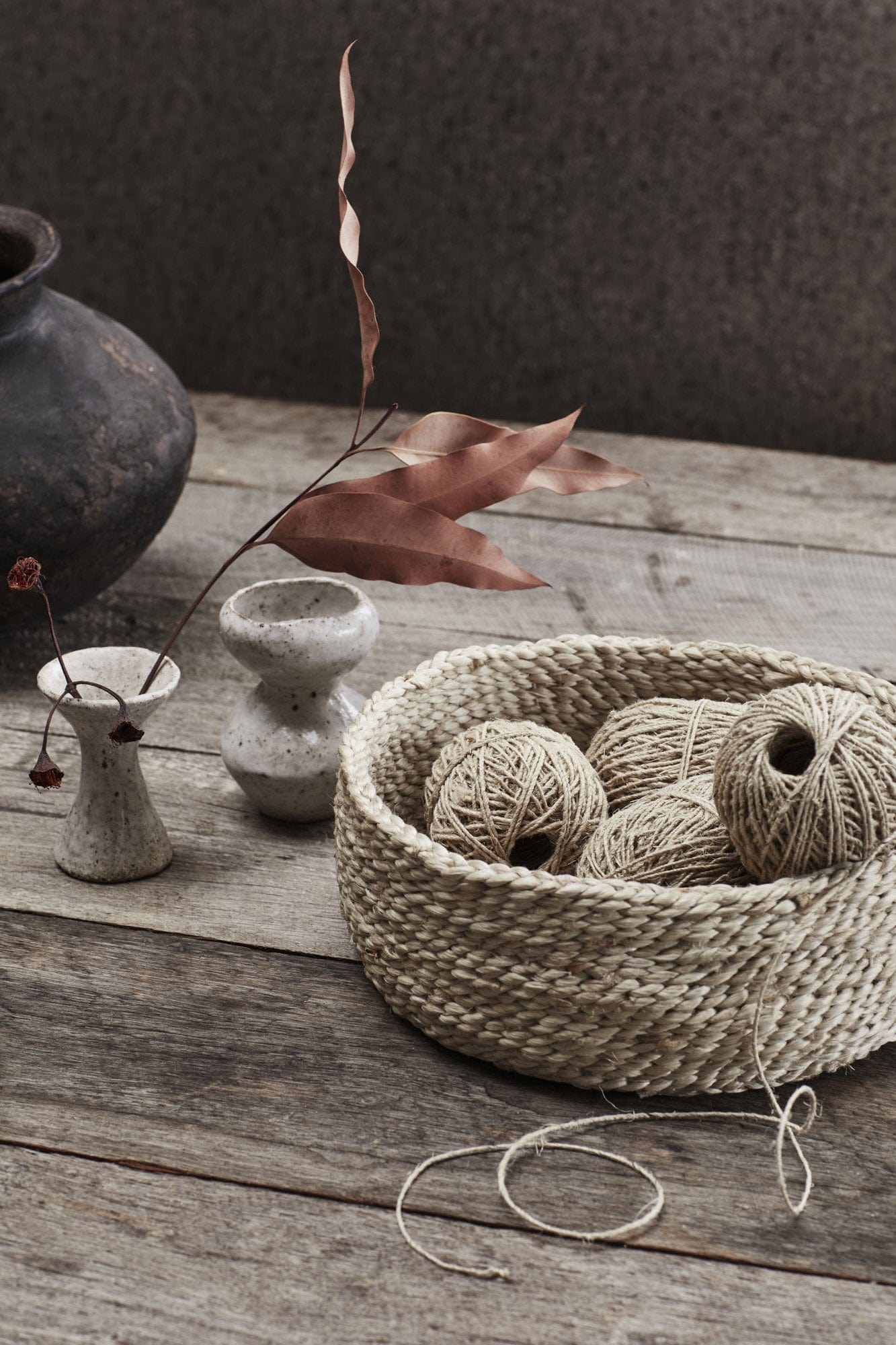 Natural Thin Hemp Twine - 2 x 50m balls