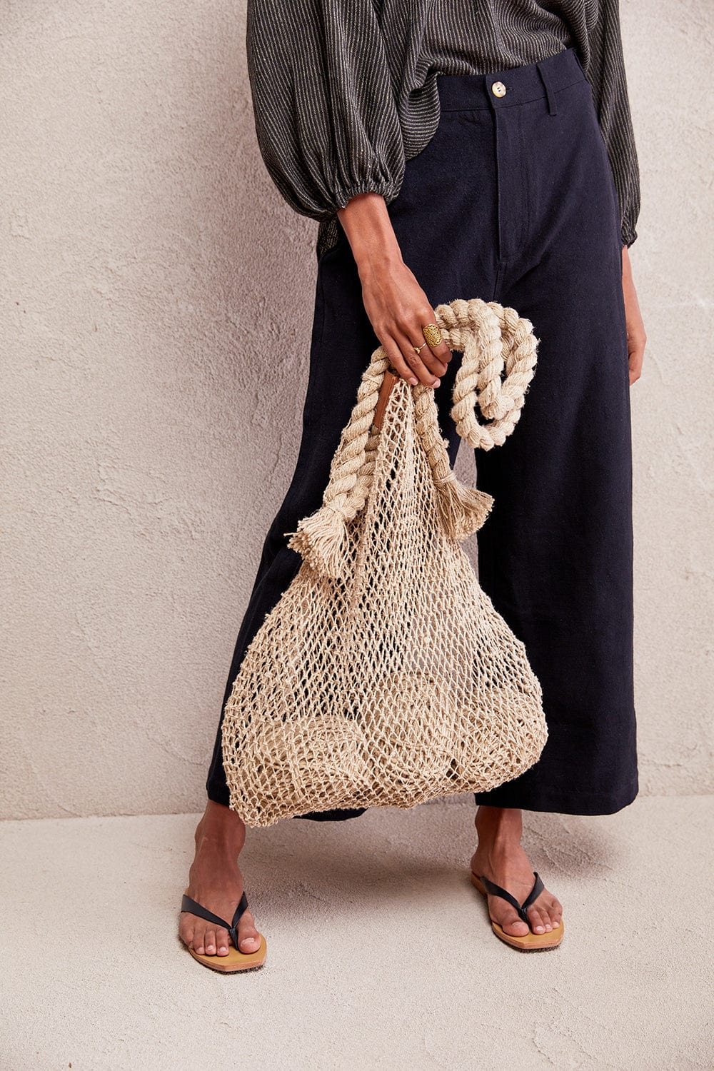 Hemp String Bag - Natural
