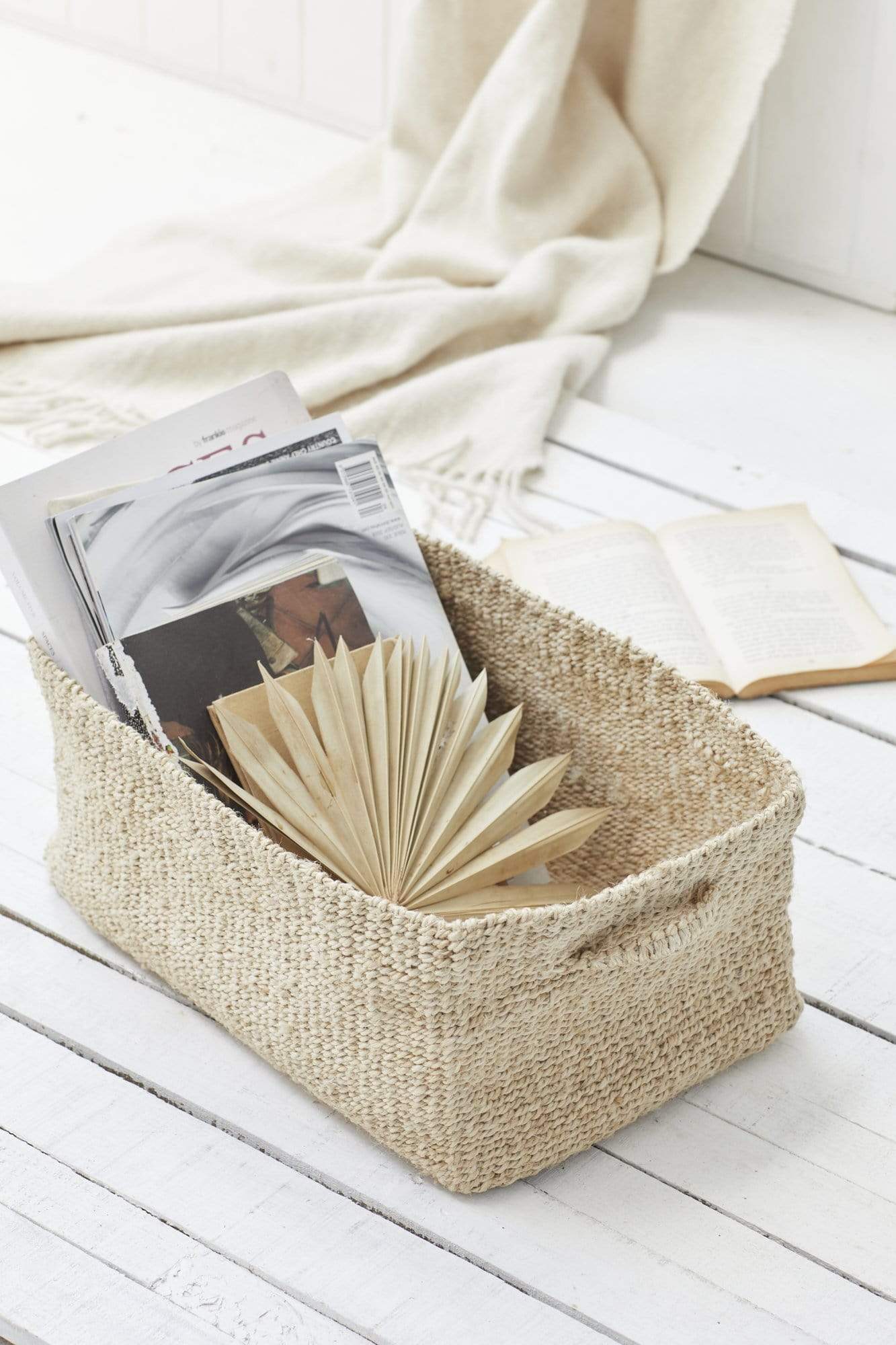 The Dharma Door Baskets and Storage Large Sona Rectangle Basket - Large