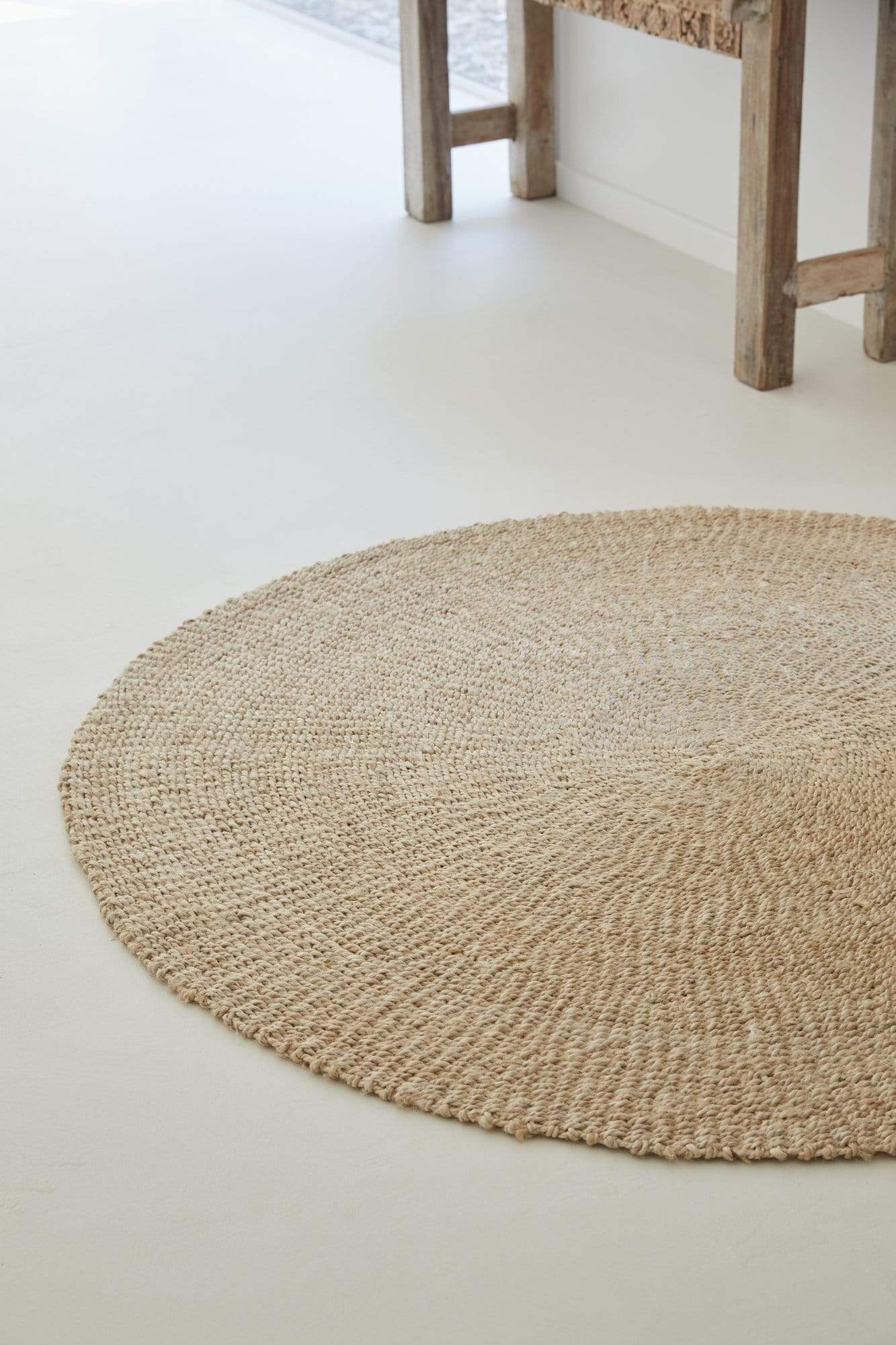 The Dharma Door Rug Dari Round Jute Rug - Small