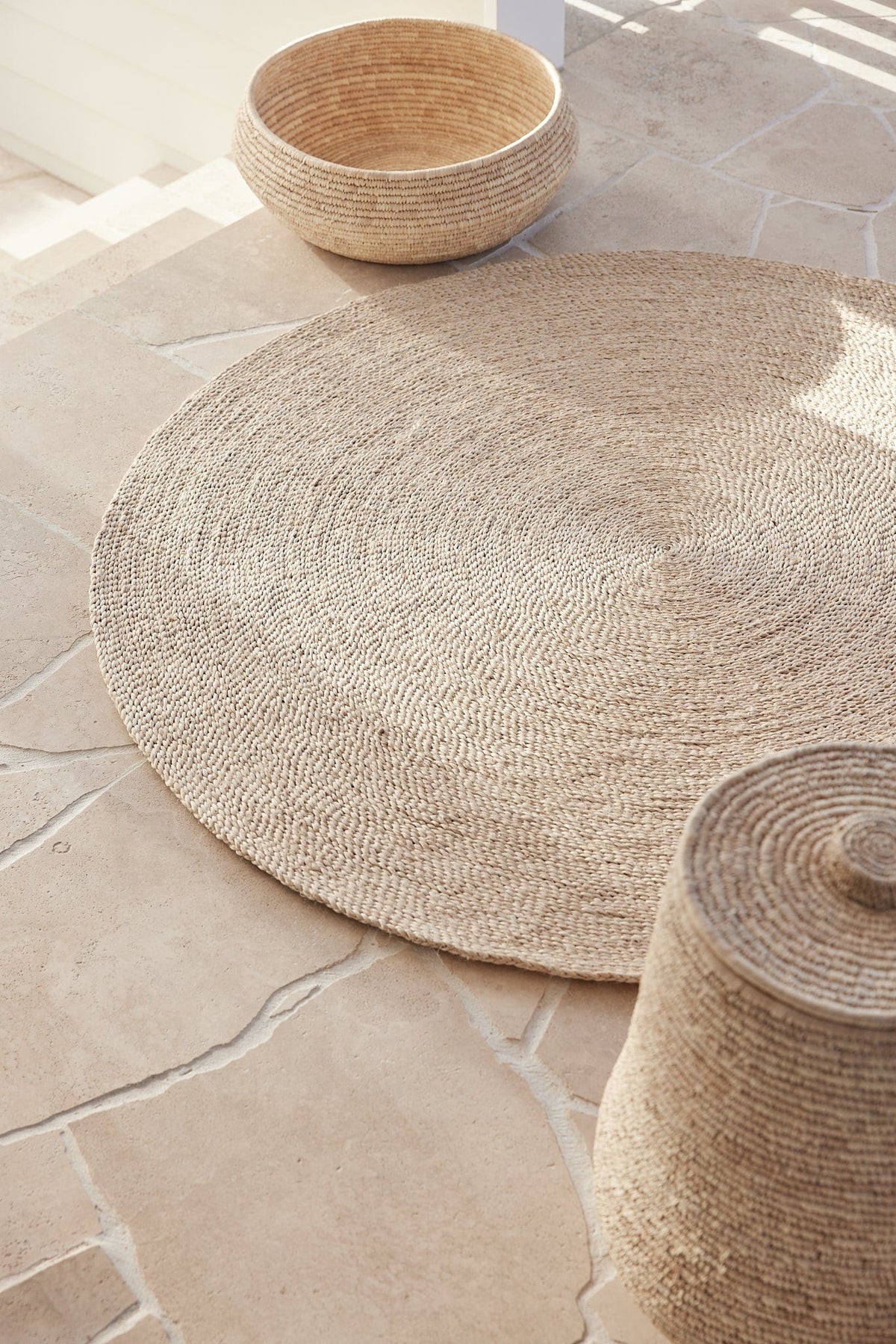 Shahi Round Jute Rug - Large