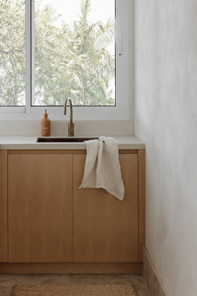 Saba Hand Towel - Alabaster Linen