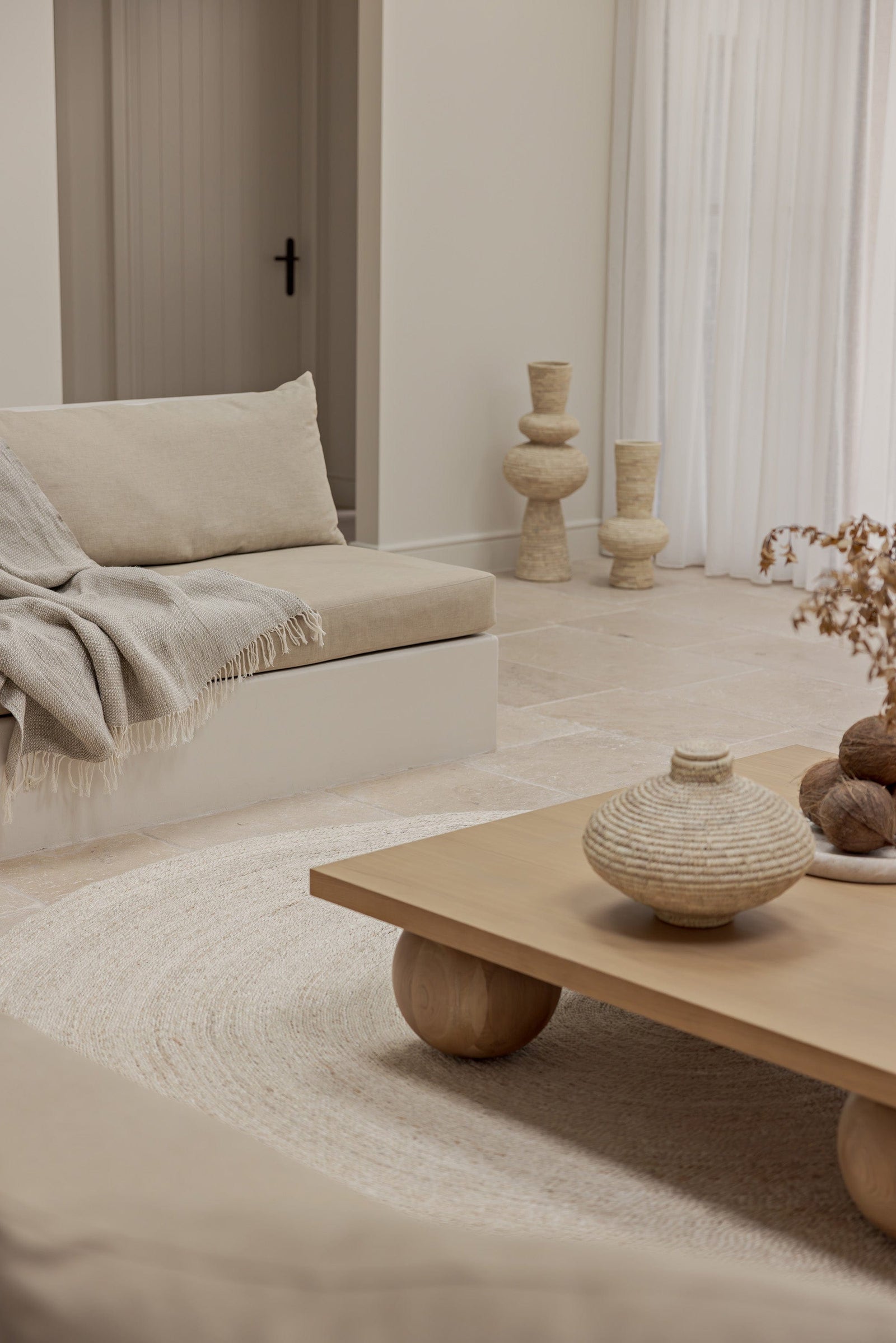 Indra Woven Floor Vase