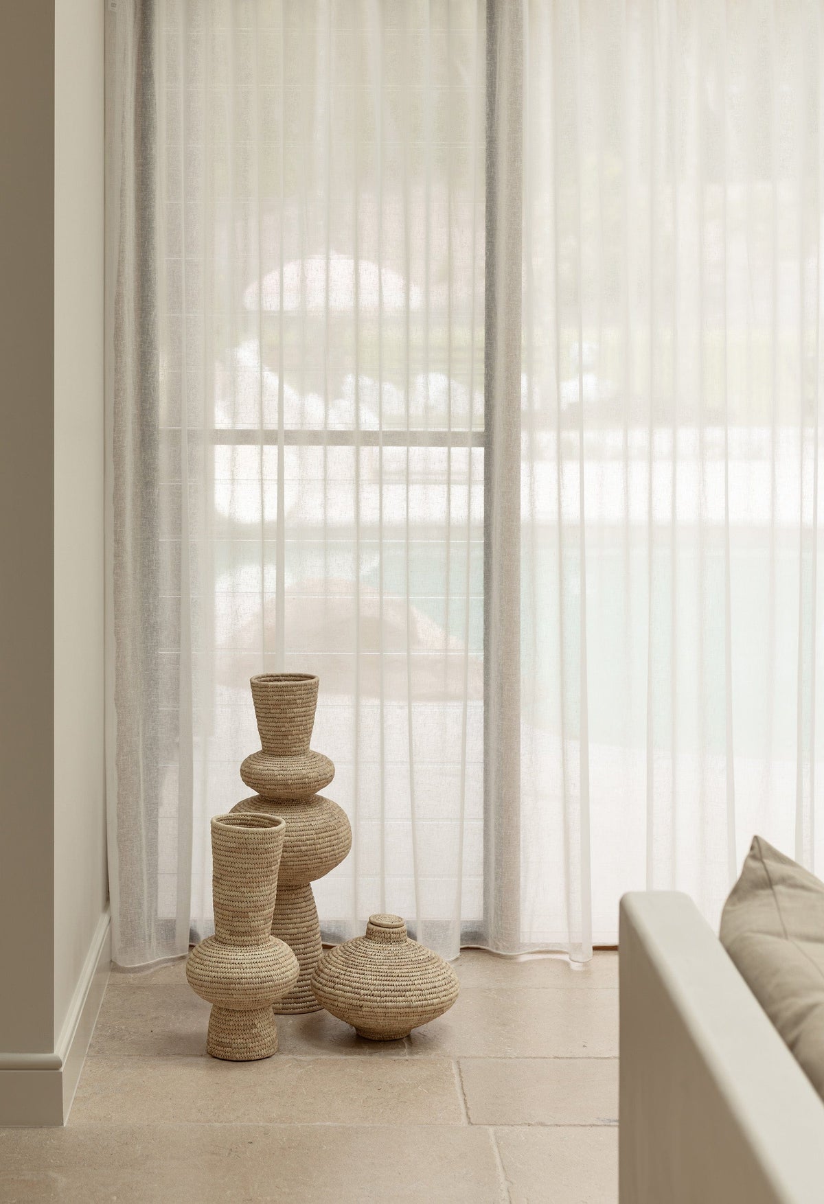 Indra Woven Floor Vase