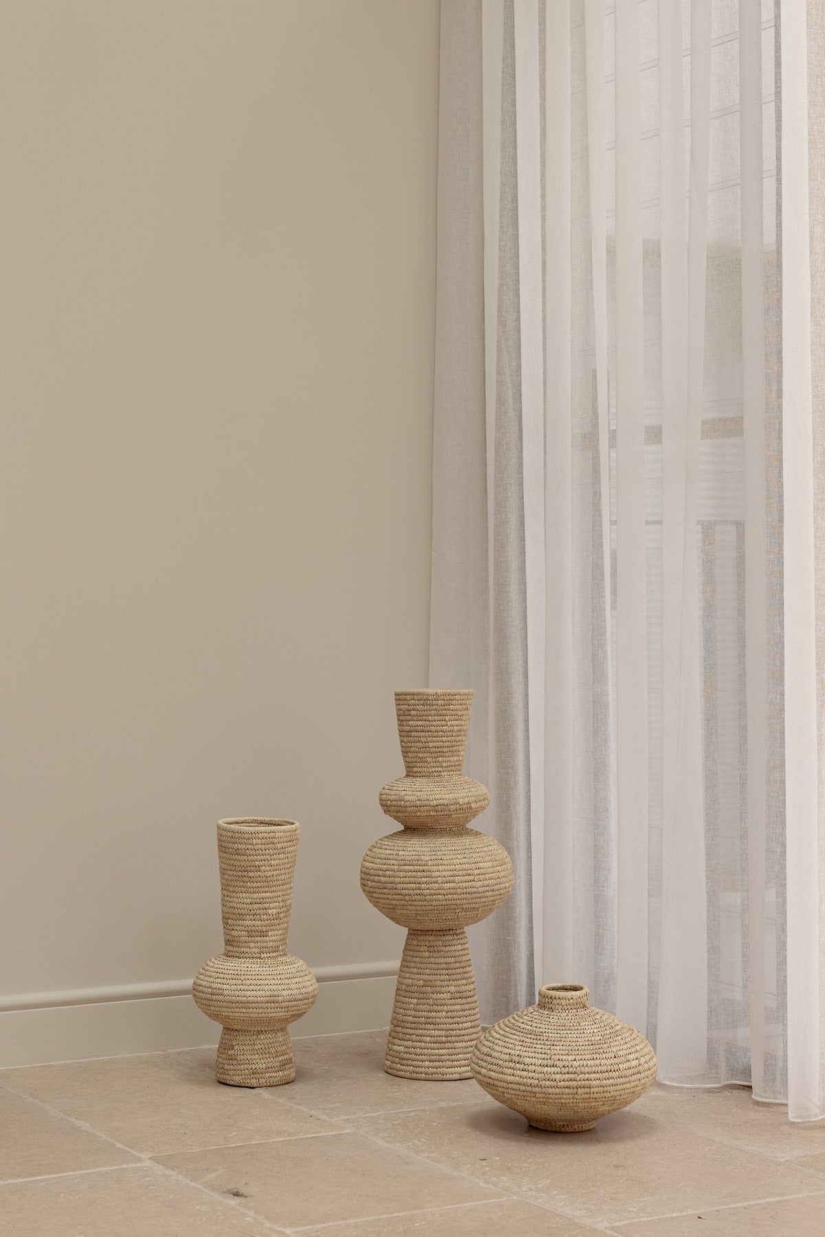 Indra Woven Floor Vase