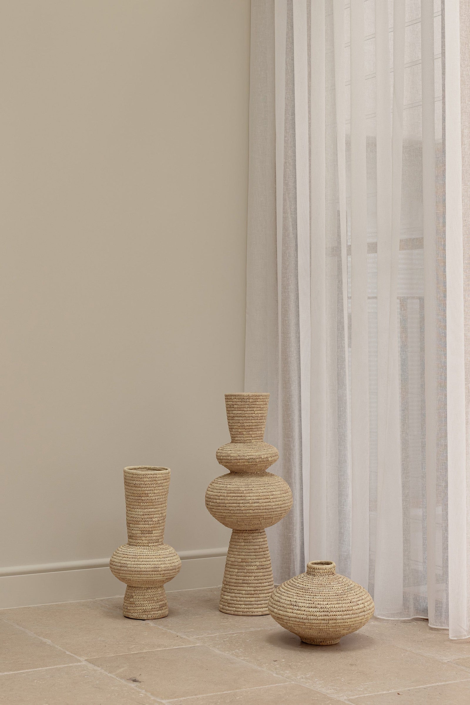 Indra Woven Floor Vase