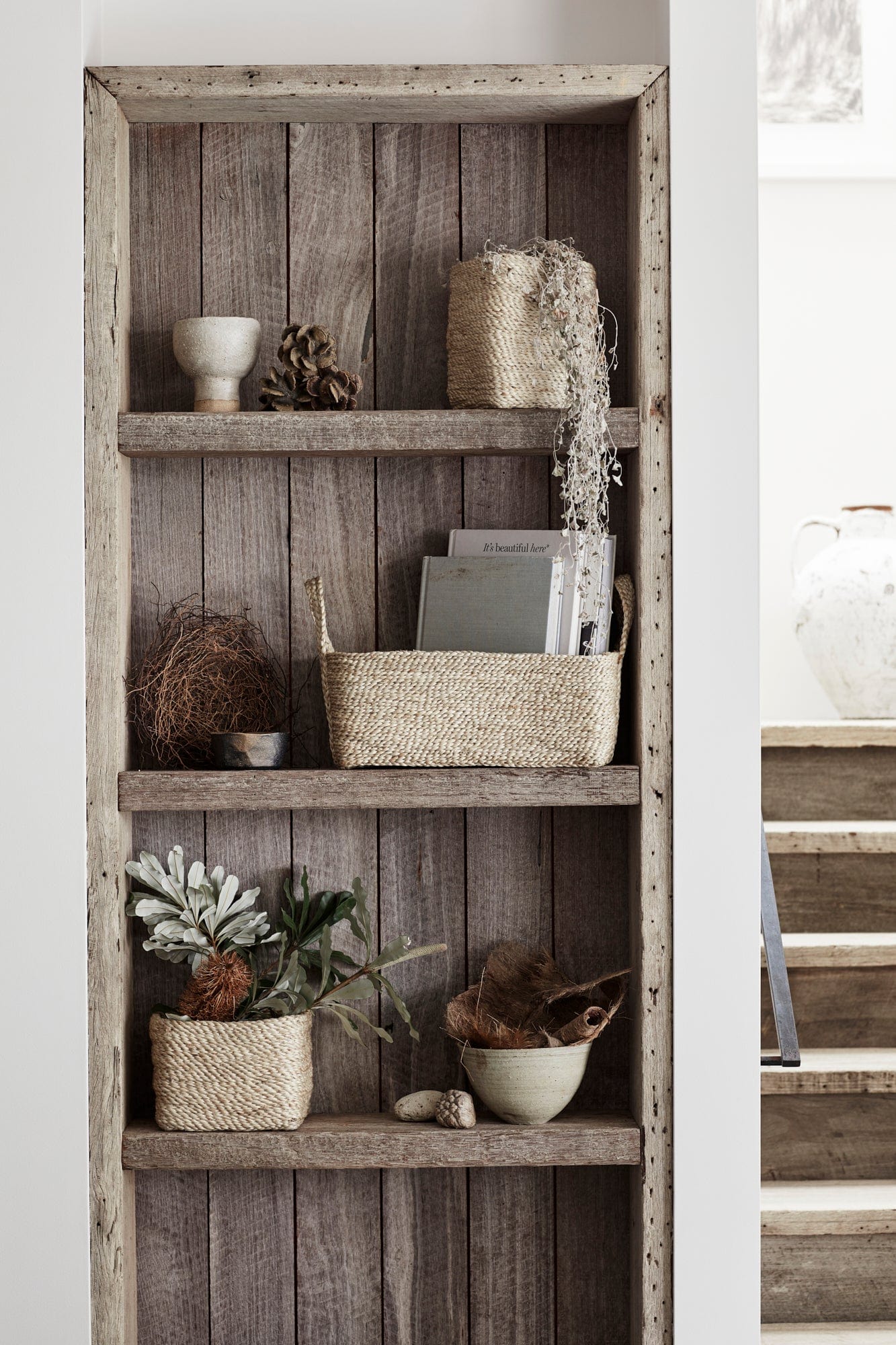 Trio of Jute Baskets - Natural