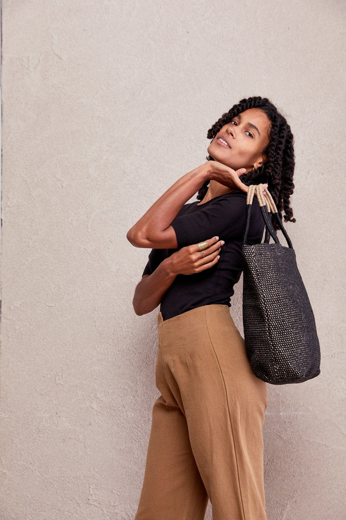 Tantu Jute Shopper - Charcoal