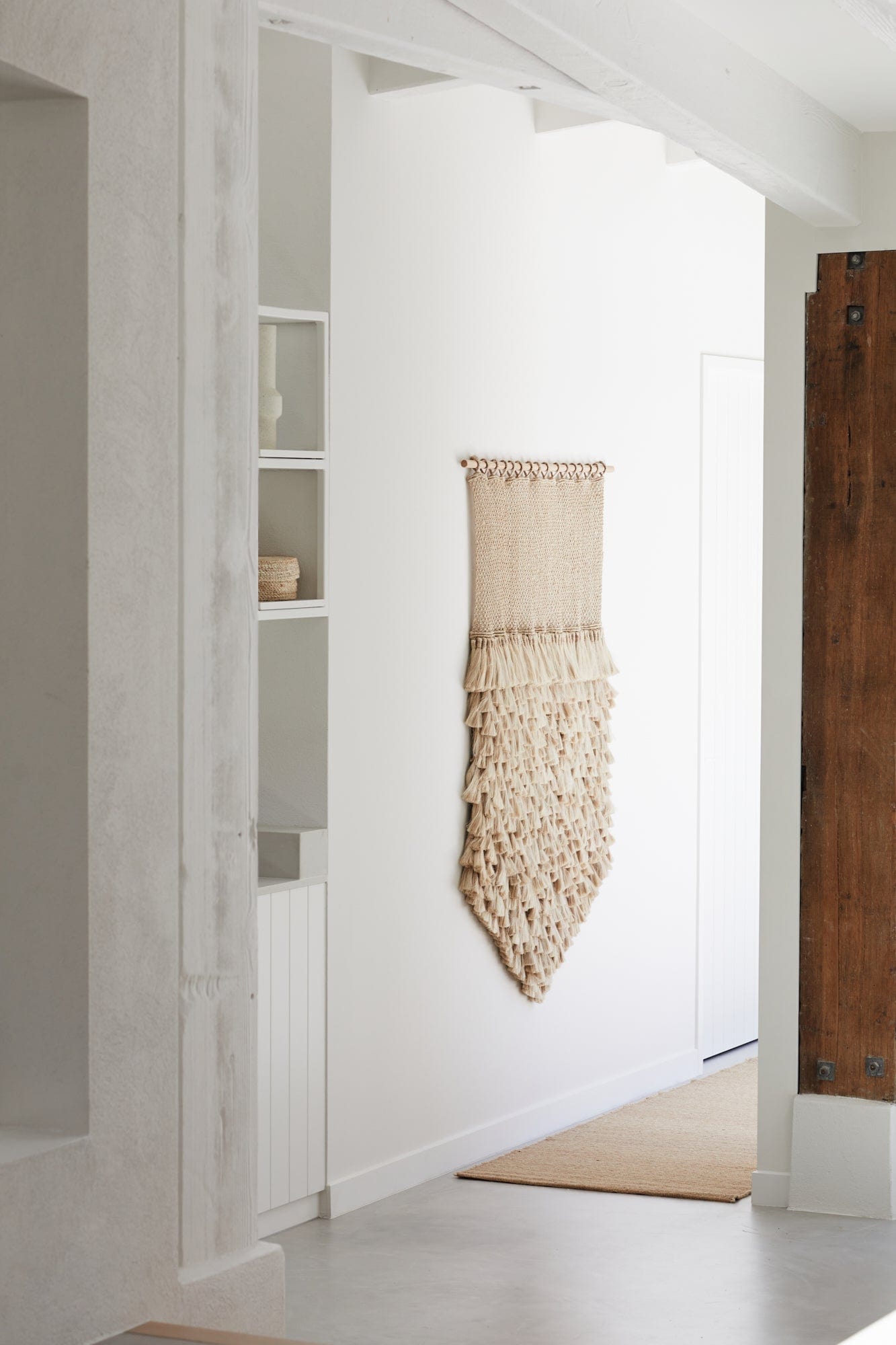 Jumbo Tassel Wall Hanging - Natural