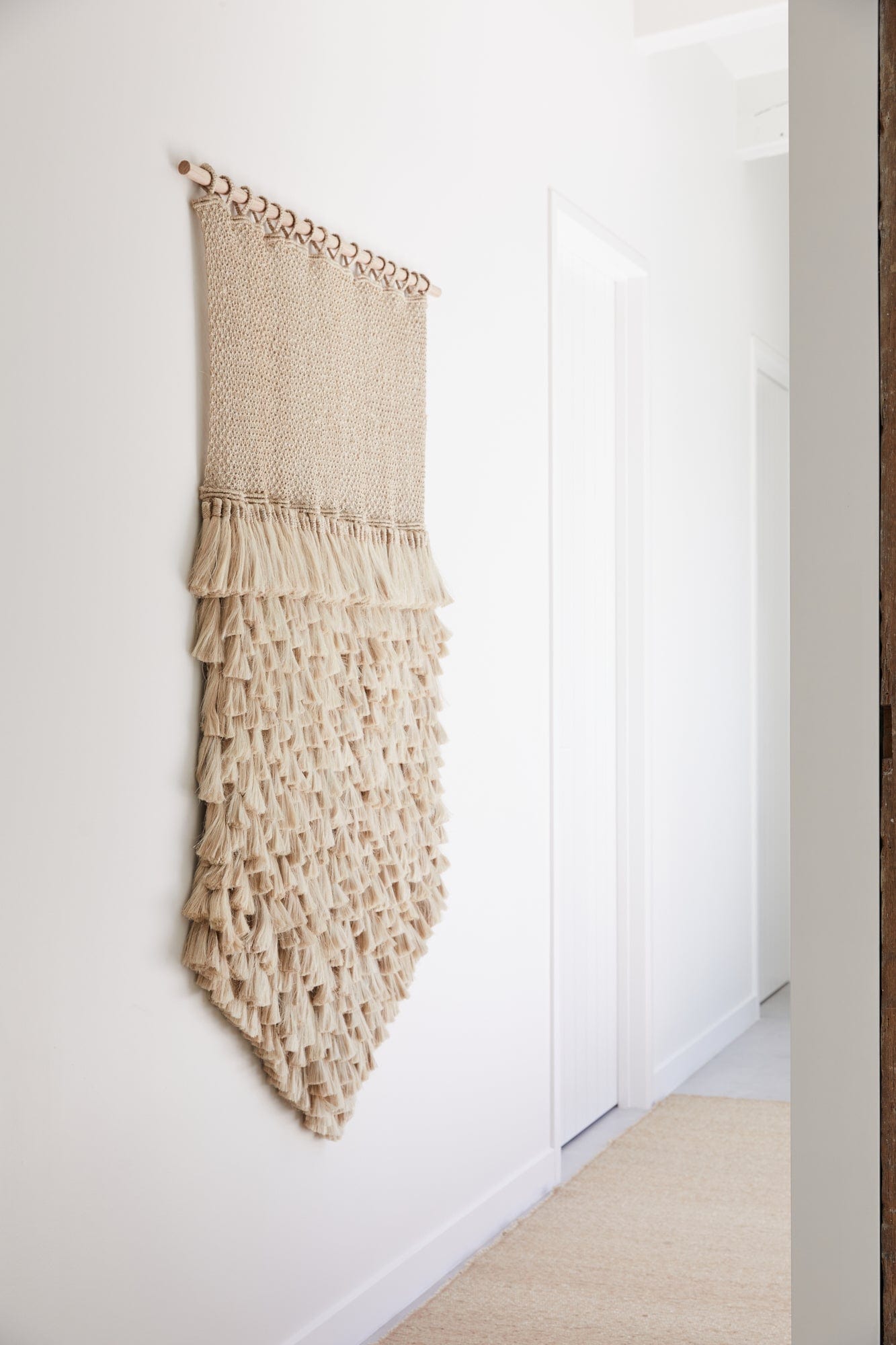Jumbo Tassel Wall Hanging - Natural