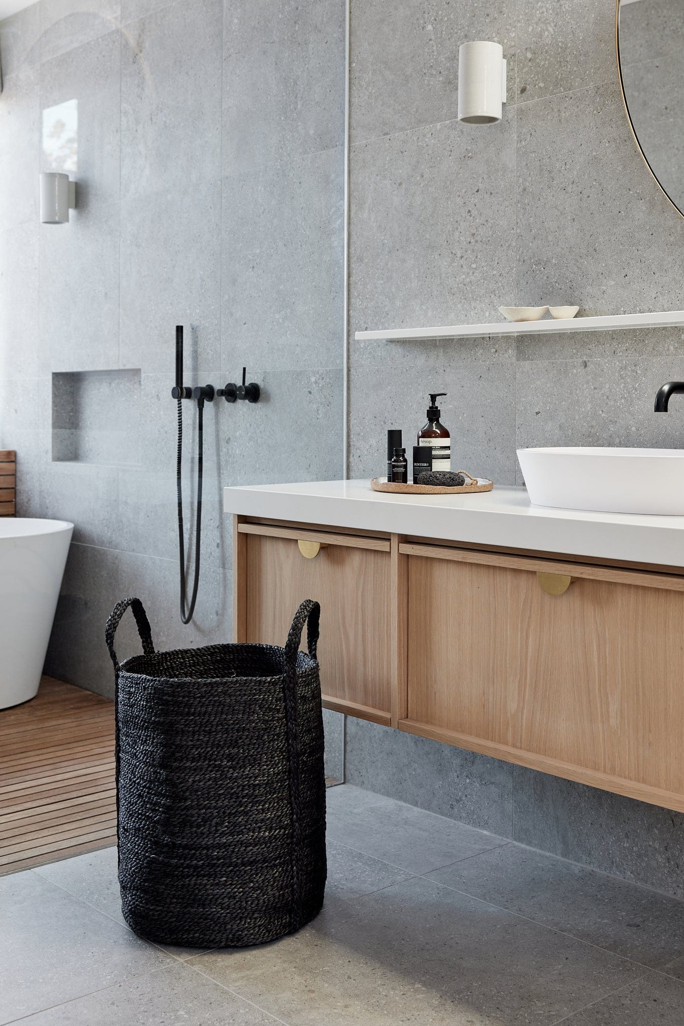 Laundry Basket - Charcoal