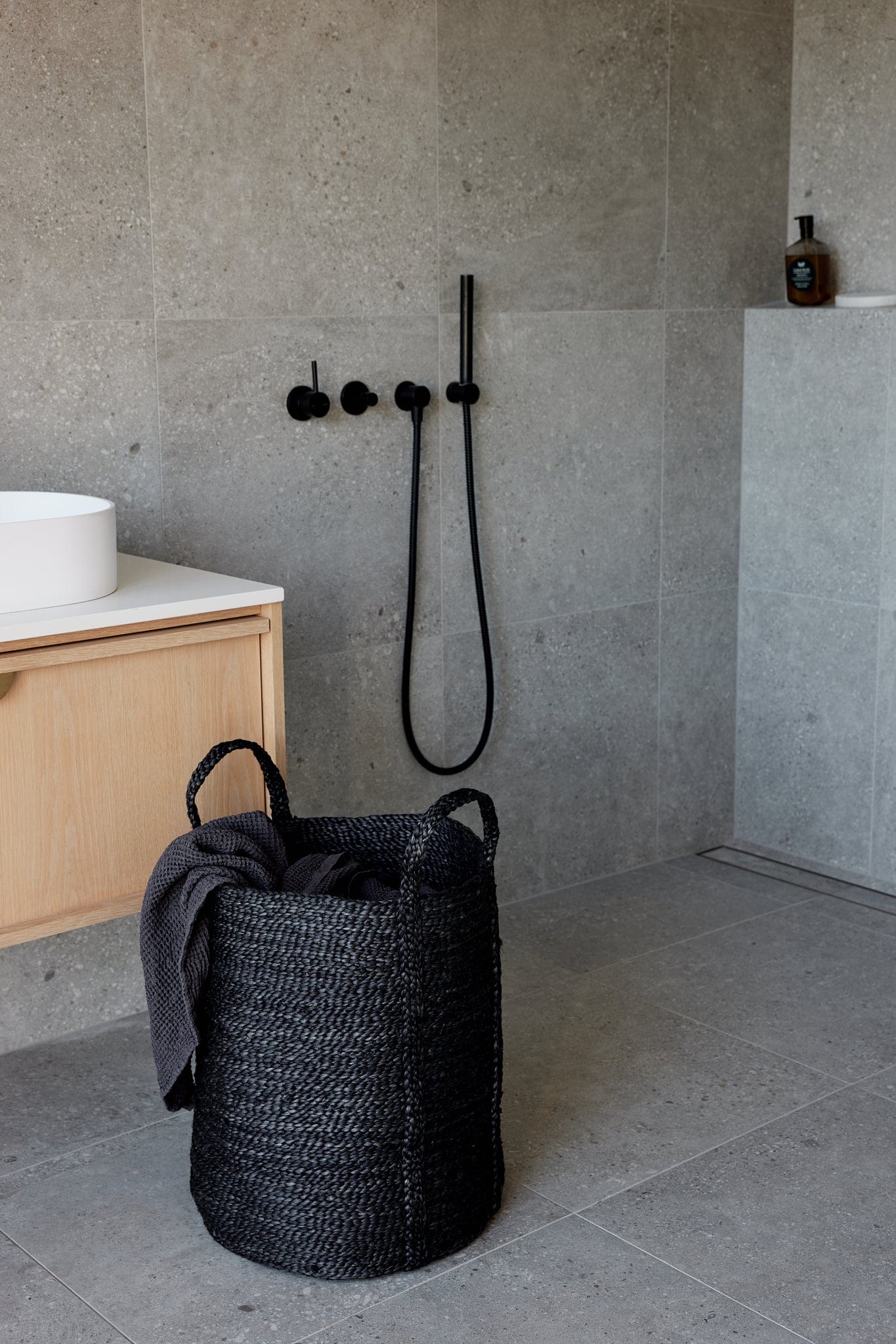 Laundry Basket - Charcoal