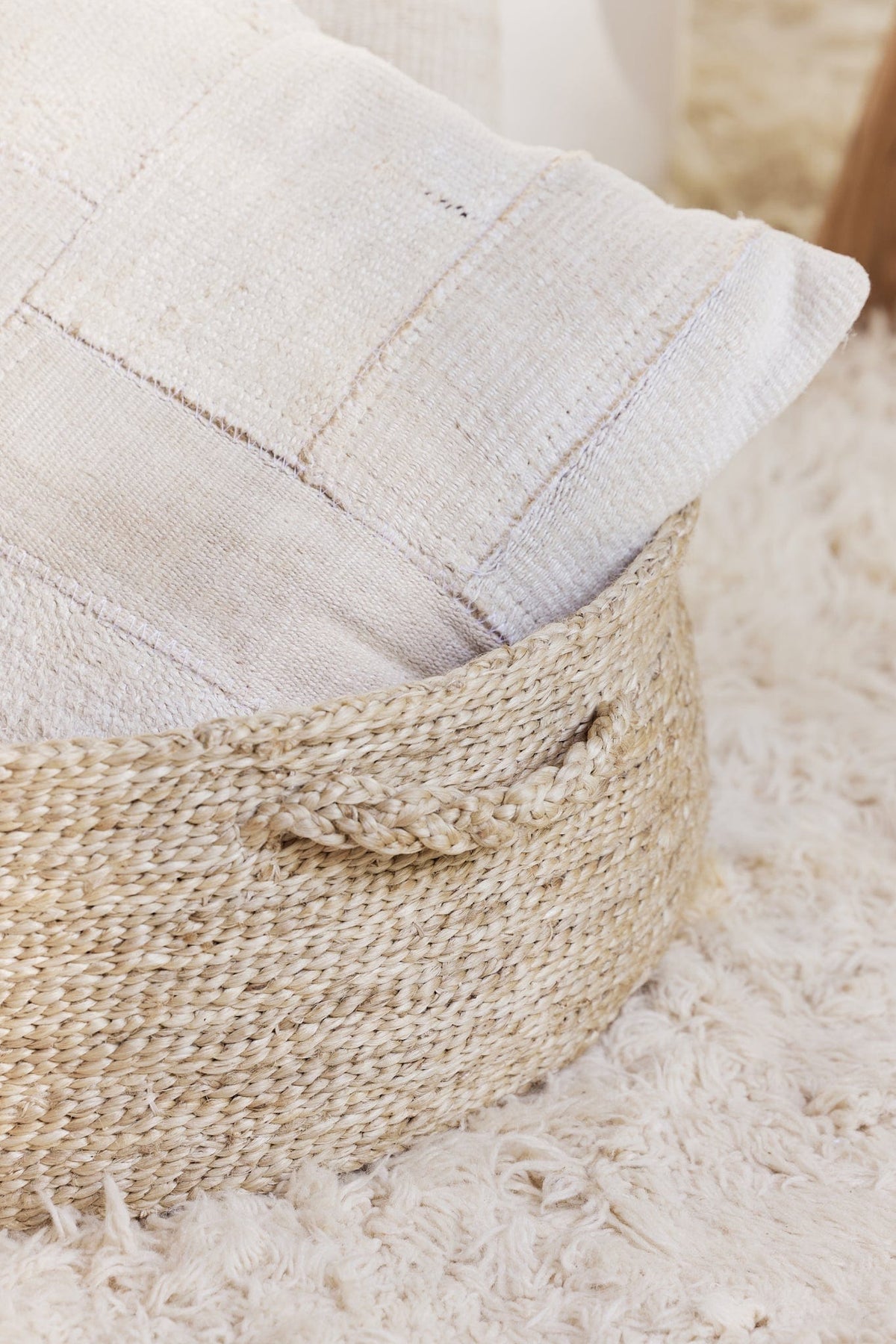 Joti Round Jute Basket - Large