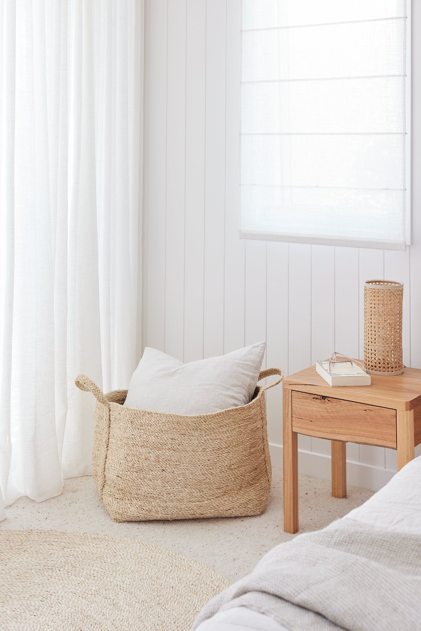 Large Jute Basket - Natural