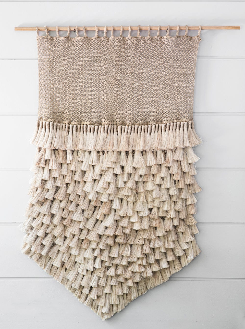 Jumbo Tassel Wall Hanging - Natural