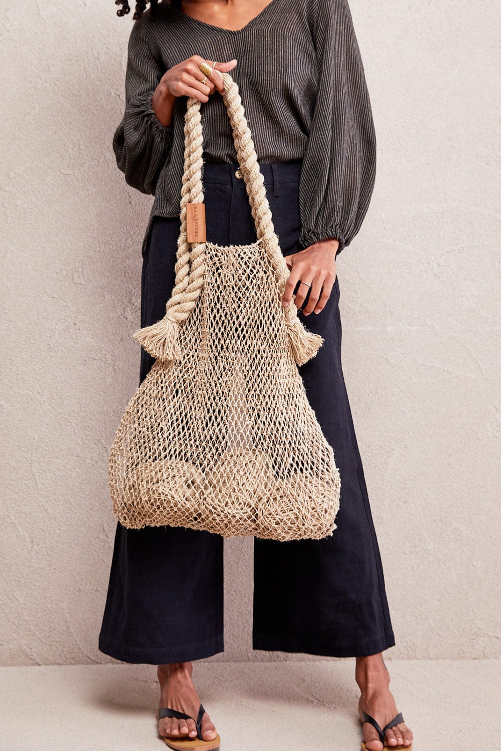 Hemp String Bag - Natural