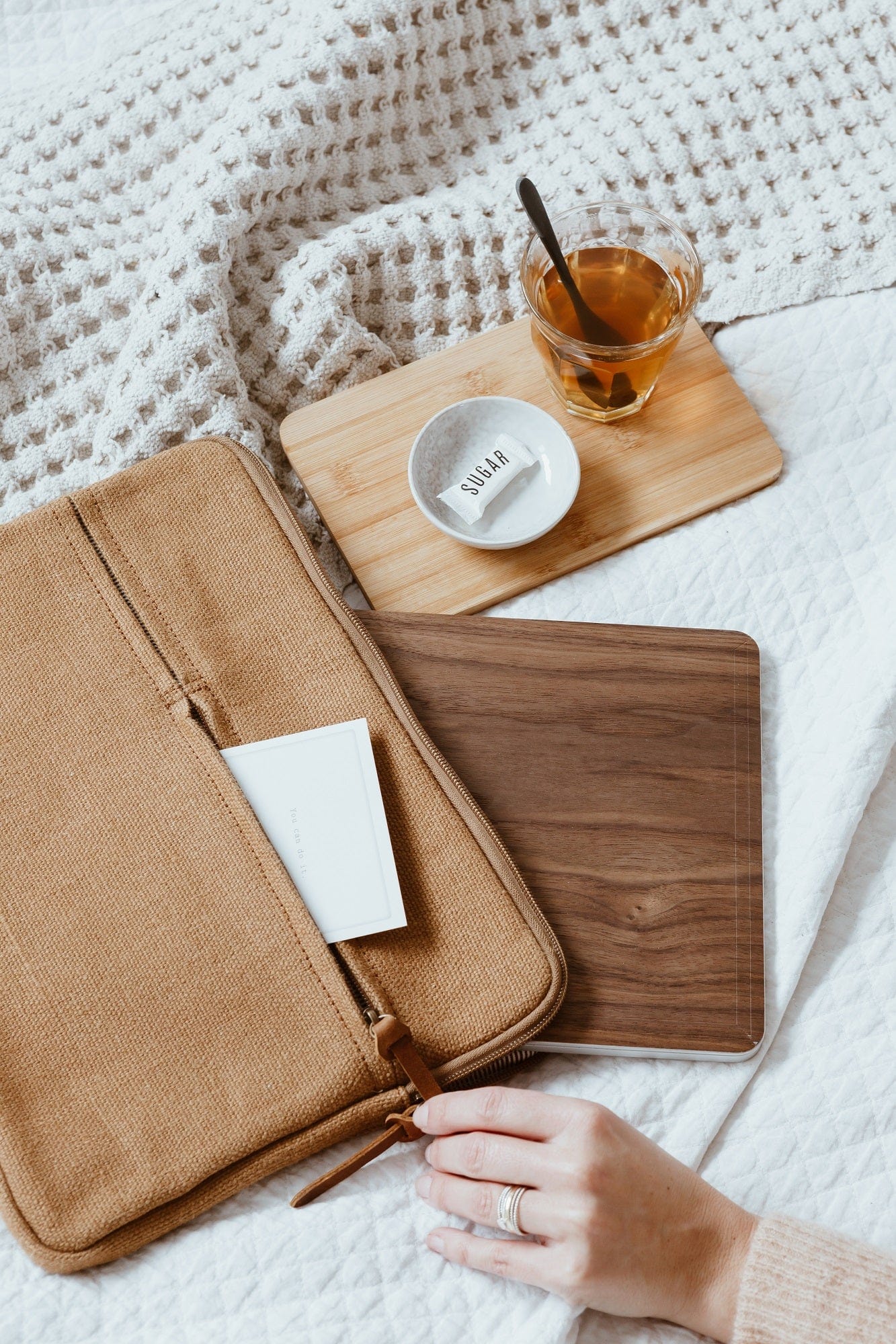 Laptop/iPad Bag - Camel