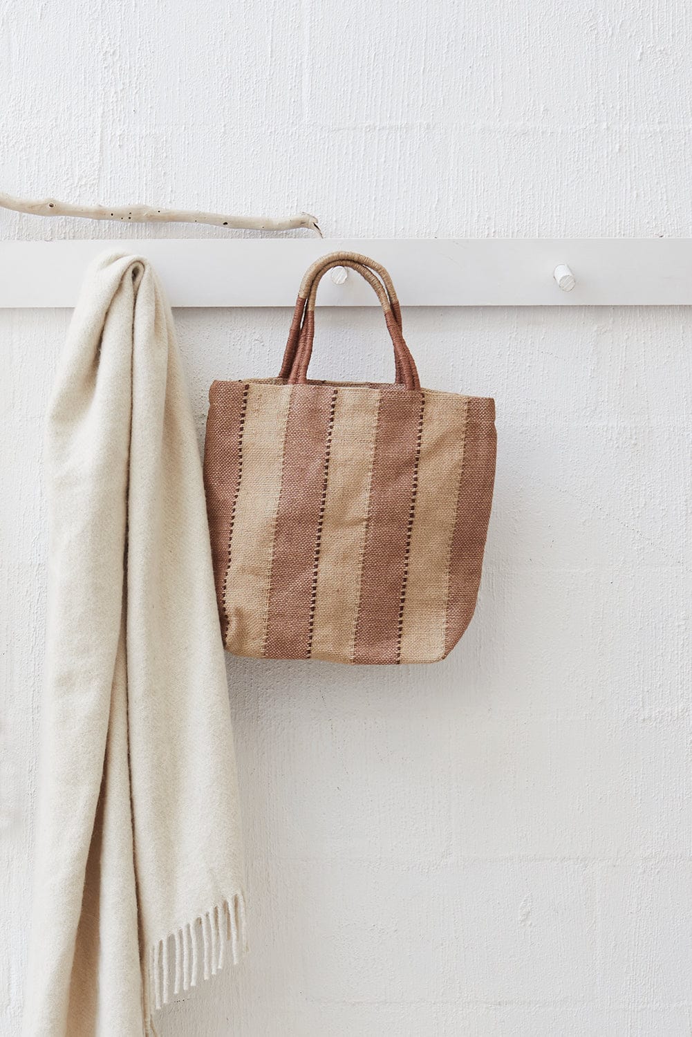 Jute Shopper  - Clay