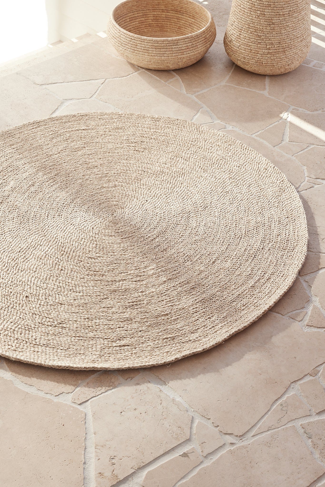 Shahi Round Jute Rug - Small