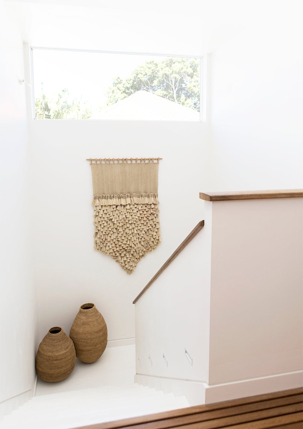 Jumbo Tassel Wall Hanging - Natural