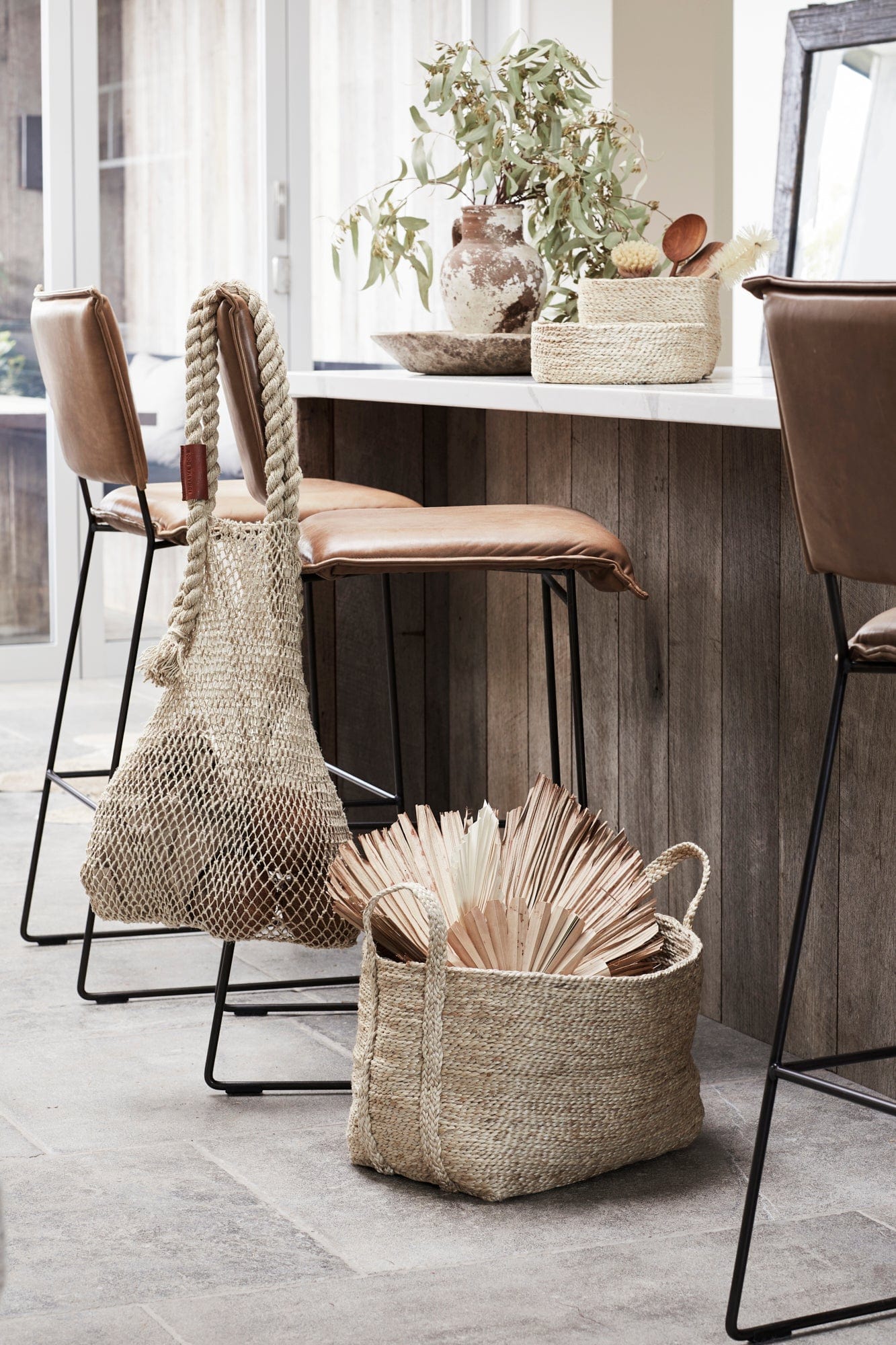Hemp store string bag