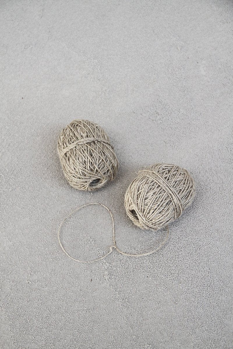 Natural Thin Hemp Twine - 2 x 50m balls