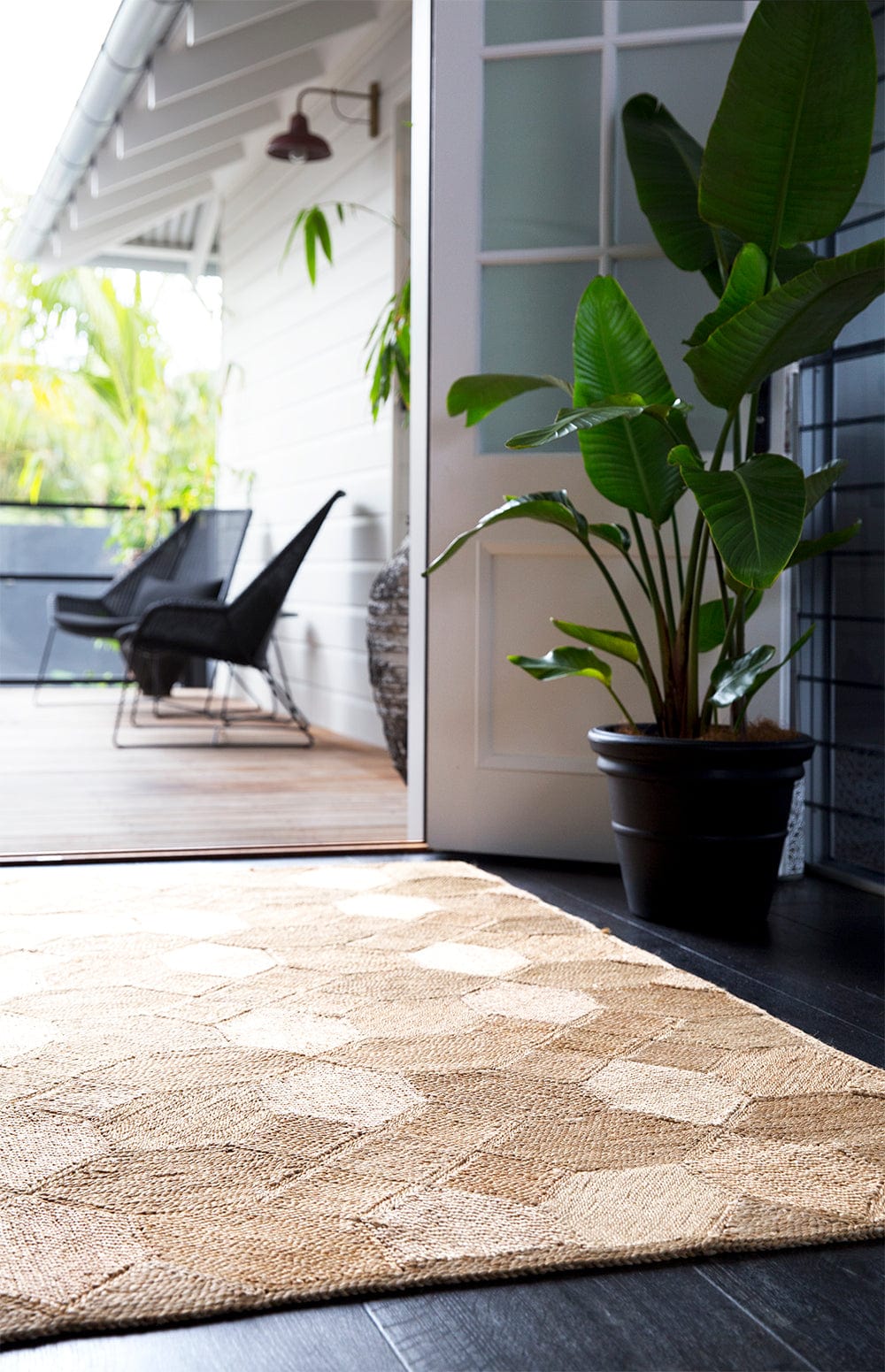 Kasba Jute Rug - Natural - 240 x 170cm