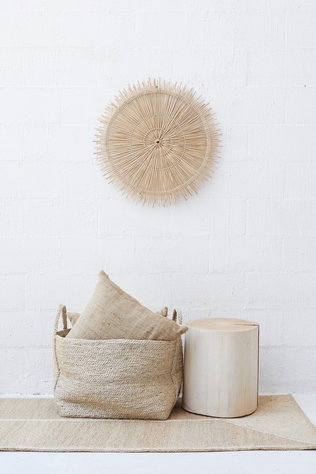 Large Jute Basket - Natural