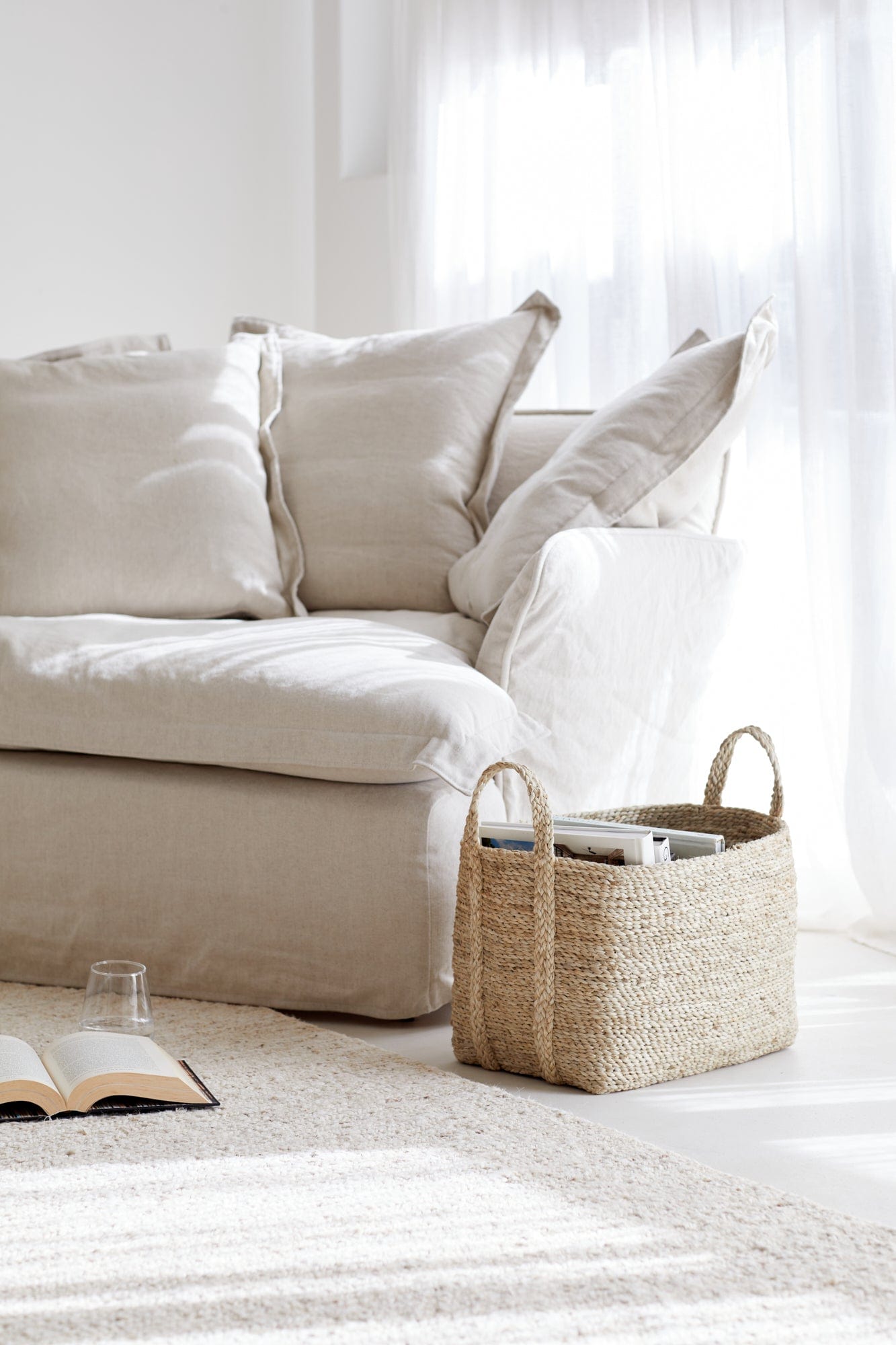 Jute Basket - Natural