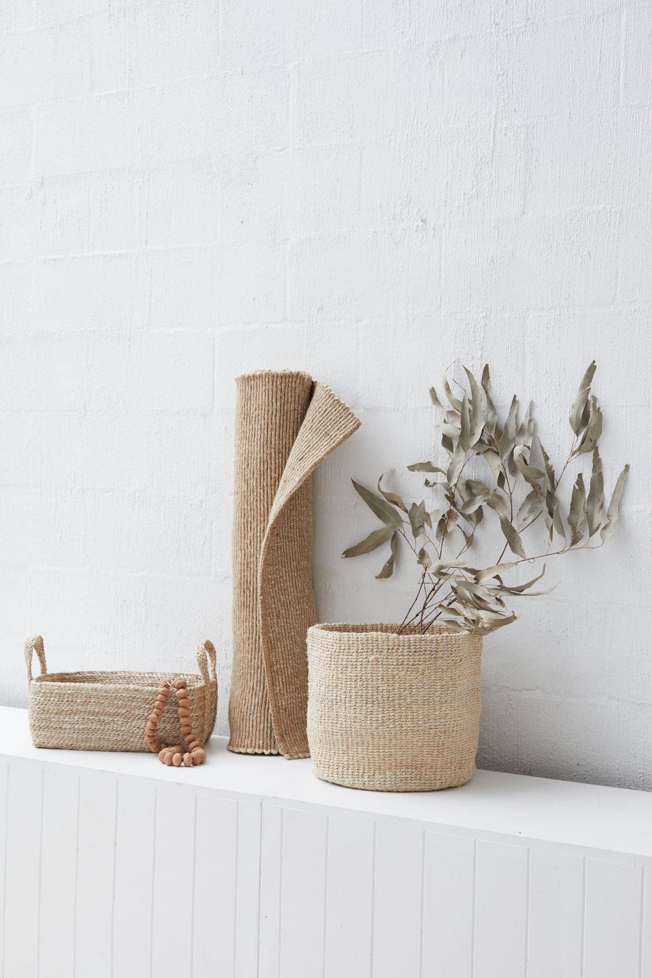 Small Jute Tray Basket