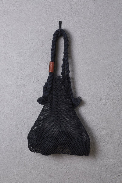 Hemp String Bag - Charcoal