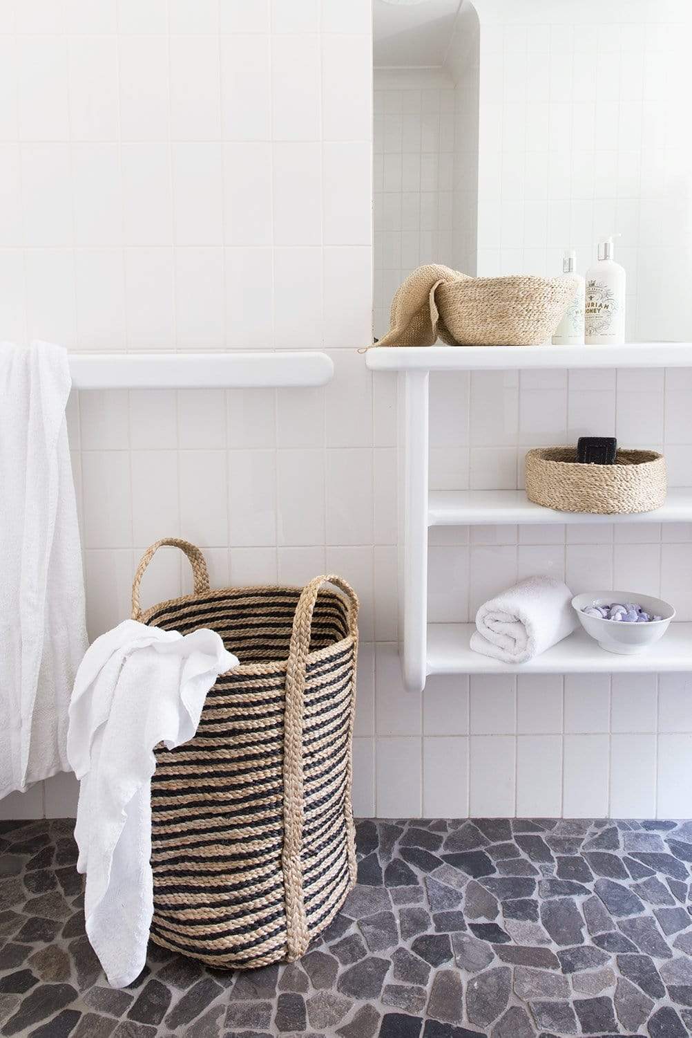 Laundry Basket - Striped