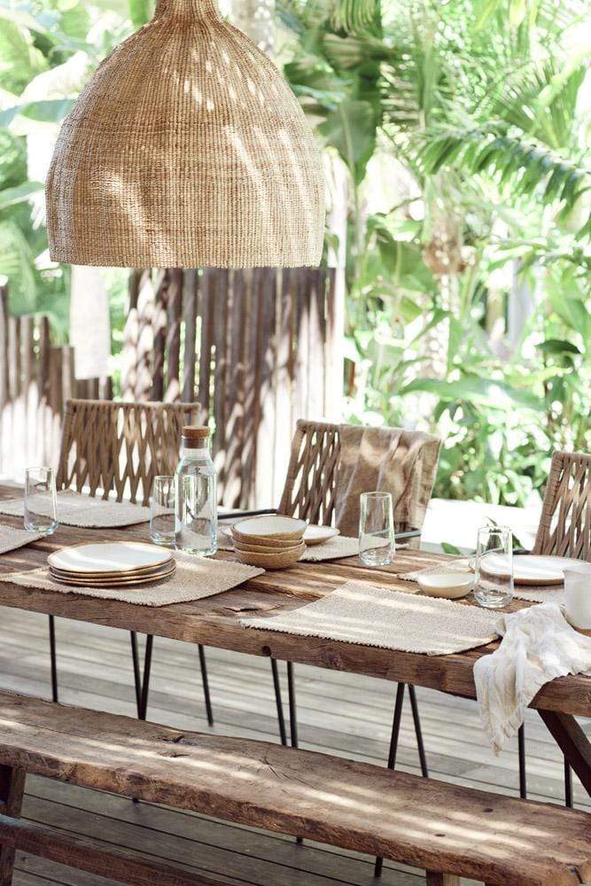 The Dharma Door Home, Table and Gifts Malu Jute Placemat Set x 6 - Natural Malu Jute Placemat Set x 6 - Natural