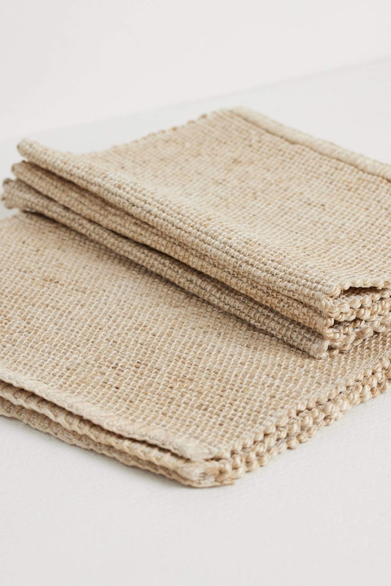 The Dharma Door Home, Table and Gifts Malu Placemat Set x 6 - Bone Malu Placemat Set x 6 - Bone