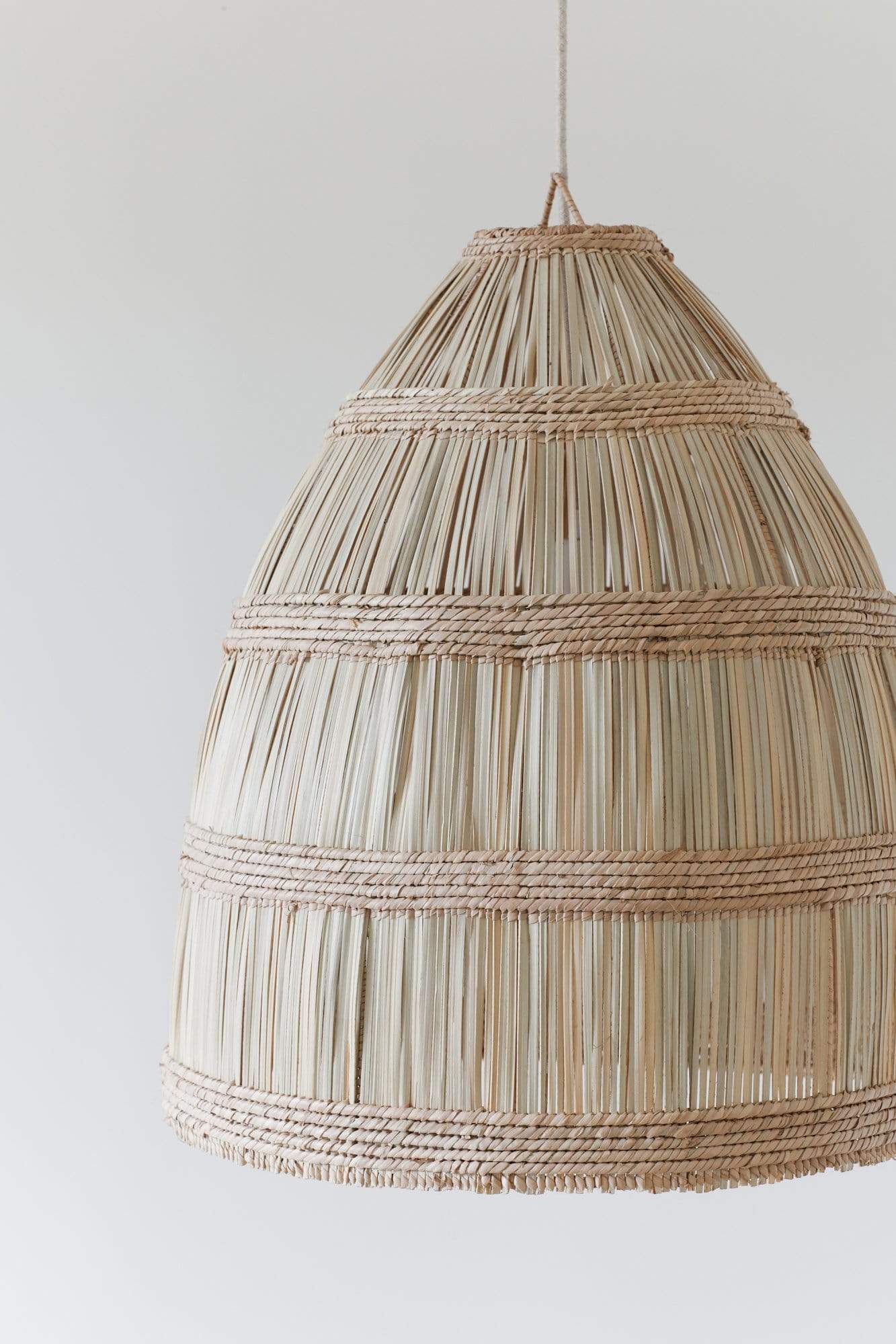 Kariba Cone Pendant Light - Slatted