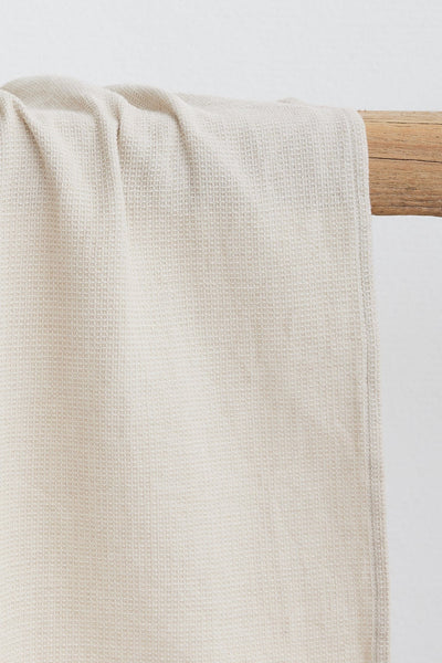 The Dharma Door Organic Cotton Tea Towels Handwoven Tea Towel - Oatmeal