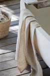 The Dharma Door Organic Cotton Towels Handwoven Bath Sheet - Oatmeal