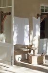 The Dharma Door Organic Cotton Towels Handwoven Hand Towel - White