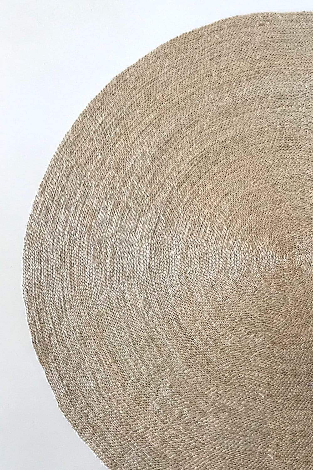 The Dharma Door Rug Shahi Round Jute Rug - Large