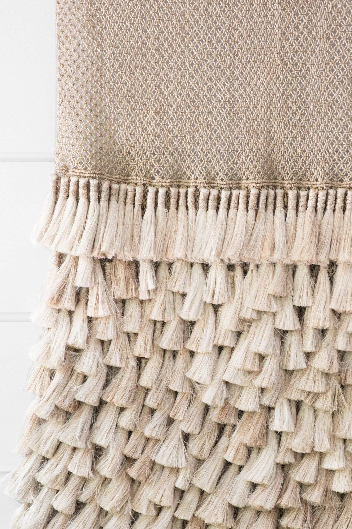 Jumbo Tassel Wall Hanging - Natural
